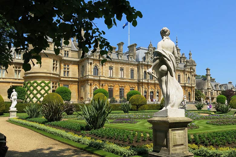 The immaculate gardens of Waddesdon Manor